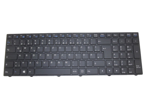 Laptop Keyboard For CLEVO N250JU N250LU N251JU N251LU N250PU N251PU N252PU N250GU N252GU N250WU N251WU N252WU N250BU N251BU N252BU German GR With Black Frame And Backlit