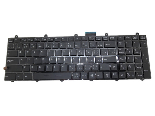 Laptop Keyboard For MSI GX70 3BE 3CC WT70 2OL Z70 2BA MS-1757 1759 1762 1763 176K MS-16FK Canada CA With Black Frame