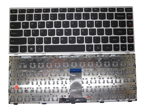 Laptop Keyboard For Lenovo G40-30 G40-45 G40-70 G40-75 G40-80 B40-30 B40-45 B40-70 English US 002-L13P83LHA01 With Translucent Silver Frame New