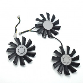 Laptop CPU Fan For MSI R9-280X R9-270X R7-260X Graphics Fan PLD10010S12HH DC12V 0.40A 4-Wire dual Fans New Original