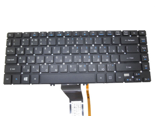 Laptop Keyboard For ACER R7-571 R7-571G R7-572 R7-572G NSK-R5ABC 0R PK130YO1A04 9Z.N9LBC.A0R NK.I1417.0C2 Russian RU Without Frame And Backlit New