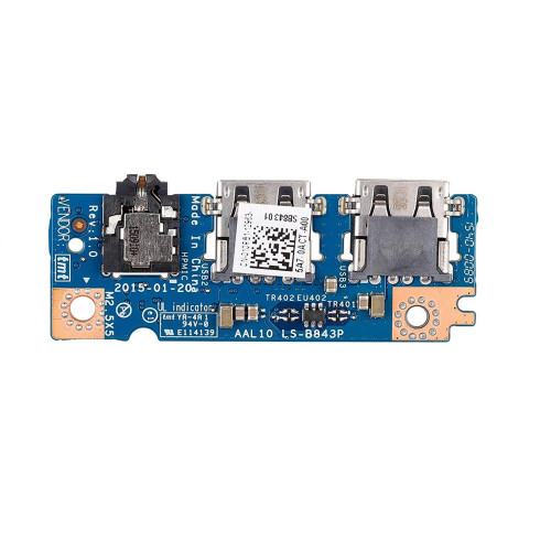 Laptop USB Audio Board For DELL For Inspiron 15 5555 5558 5559 5758 AAL10 LS-B843P 010R81 10R81 Used