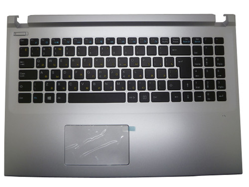 Laptop PalmRest&Keyboard For DEXP Aquilon O120 O121 O140 O141 O142 O143 O144 NH5BT15 Russia RU With Touchpad Silver New 