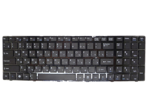 Laptop Keyboard For MSI A6100 A6200 A6203 A6205 A6300 A6235-CI3703W7P A6500 A7200 CR620 CR630 CR650 CR720 Russian RU Black Frame