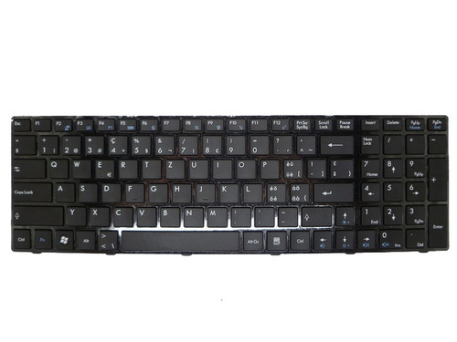Laptop Keyboard For MSI A6100 A6200 A6203 A6205 A6300 A6235-CI3703W7P A6500 A7200 CR620 CR630 CR650 CR720 Swiss SW Black Frame