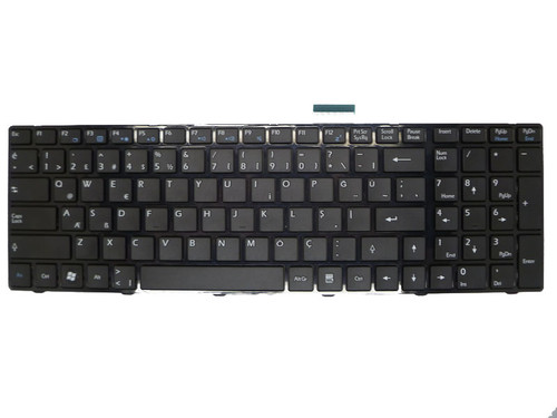 Laptop Keyboard For MSI A6100 A6200 A6203 A6205 A6300 A6235-CI3703W7P A6500 A7200 CR620 CR630 CR650 CR720 Turkish TR Black Frame