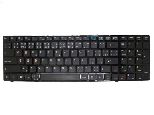 Laptop Used Keyboard For MSI A6100 A6200 A6203 A6205 A6300 A6235-CI3703W7P A6500 A7200 CR630 CR650 CR720 Czech CZ Black Frame