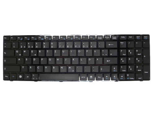 Laptop Keyboard For MSI A6100 A6200 A6203 A6205 A6300 A6235-CI3703W7P A6500 A7200 CR620 CR630 CR650 CR720 German GR Black Frame USED