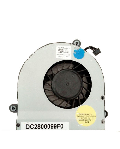 Laptop CPU Fan For Alienware M17X R3 R4 DC2800099F0 DFS531205HC0T FA50 0GVHX3 GVHX3 DC5V 0.5A Used