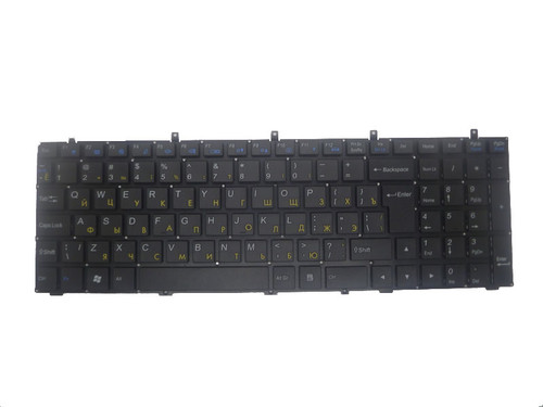 Laptop Keyboard For CLEVO W350ET W350ETQ W350SKQ W350SSQ W350STQ W355SDQ W355SSQ W355STQ W370ET W370SK W370SS W370SSQ W370ST Russian RU Without Frame