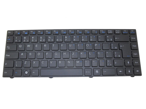 Laptop Keyboard For CLEVO W230 W243BLQ W243BZQ W243CUQ W243CZQ W243ELQ W243EUQ W243HUQ Brazil BR Black Frame