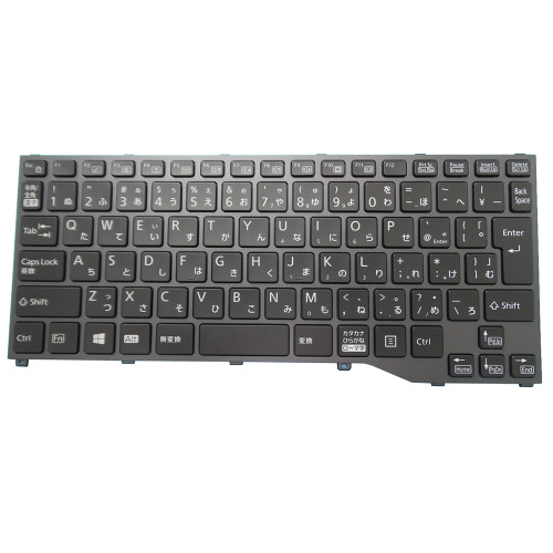Laptop Keyboard For Fujitsu LifeBook P727 P728 U727 U728 U729 U729X FJM16J10J06D85 CP724801-01 FJM16J10J06D853 CP724801-03 FJM16J10J06D851 CP746540-03 Japanese JP JA Without Backlit Gray Frame New