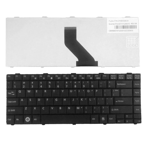 Laptop Keyboard For Fujitsu LifeBook LH520 LH530 LH530G CP483548-01 AEFH1U00010 English US Black New