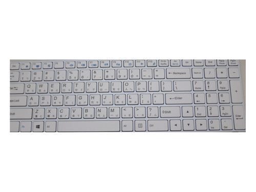 Laptop Keyboard For CLEVO W955SUY W970KLQ W970LUQ W970SUW W970TUQ1 WA50SBQ1 WA50SCQ1 WA50SFQ WA50SHQ WA50SJQ WA50SRQ WA52SJQ Chinese TW White Frame