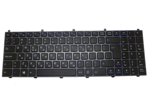 Laptop Keyboard For CLEVO W650EH MP-12N76GR-430 6-80-W6500-220-1 Greece GK Gray Frame