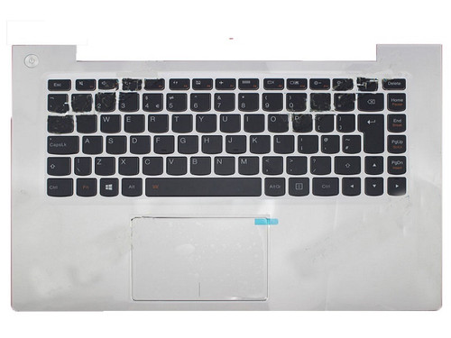 Laptop PalmRest&keyboard For Lenovo U430P U430T U430 Touch United Kingdom UK 90203153 3KLZ9TALV10 With Touchpad Backlight Silver New