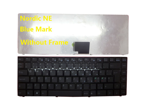 Laptop Keyboard For Itautec W7440 W7445 V111305AK V111350A Nordic NE Black Without Frame (Blue Mark)