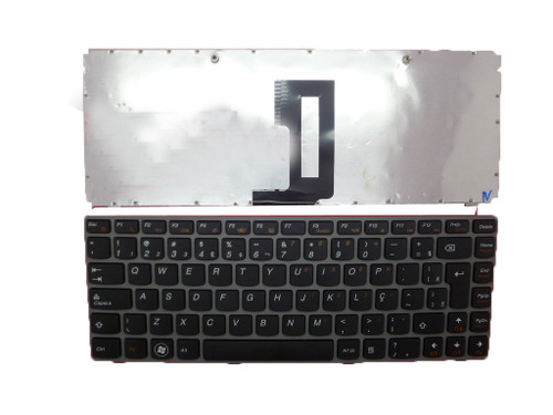 Laptop Keyboard For Lenovo Z460 Z460A Z465 Z465A Brazilian BR 25010841 25010871 V-116920AK1-BR With Gray Frame New