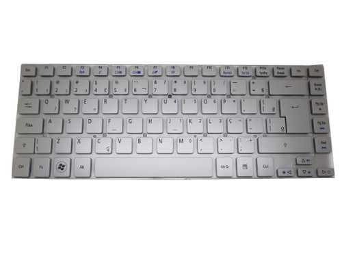 Laptop Keyboard For Acer V121646CK2 BR AEZQS600110 Brazilian BR Silver