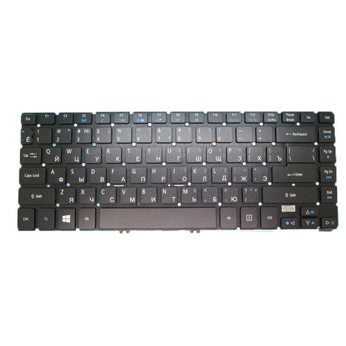 Laptop Keyboard For Acer Aspire V5-472 9Z.N9SBC.10J Russian RU