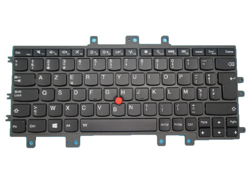 Laptop keyboard For Lenovo Thinkpad X1 Helix 2 Belgium BE With Gray Frame New