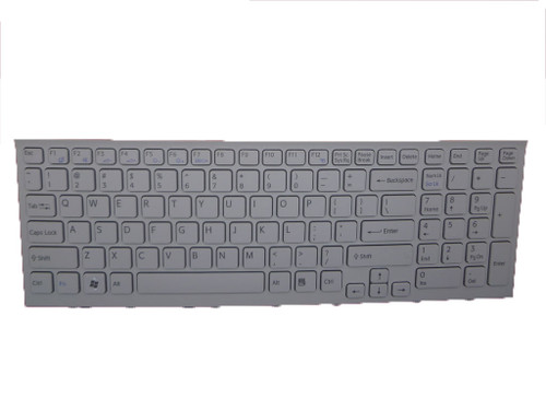 Laptop Keyboard For SONY VAIO VPC-EH VPCEH Series 148971311 AEHK1U00020 V116646F US English white with frame OEM