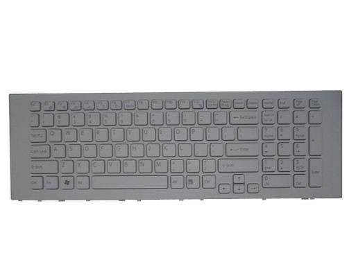 Laptop Keyboard For SONY For VAIO VPCEJ VPC-EJ 148972311 AEHK2U00020 V116646H US English White With Frame New