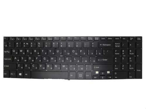 Laptop Keyboard For SONY VAIO SVF152 SVF153 Series V141706AS1RU 149239561RU AEHK97010103A Russia RU Black Without Backlit New
