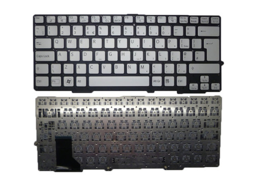 Laptop Keyboard For SONY For VAIO SVS13 SVS131 Series MP-11J56GBJ8861 149014911GB 550121EB2G2-515-G MP-11J56GBJ8861W 149062311GB United Kingdom UK Silver New