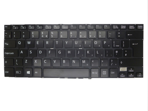 Laptop Keyboard For SONY For VAIO SVF14A SVF14A15ST SVF14A1C5E SVF14A1M2E SVF14A1S9R 9Z.NABBQ.00U 149238321GB AEGD5E010103A United Kingdom UK Black Without Backlit New