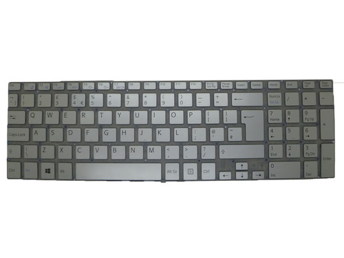 Laptop Keyboard For SONY For VAIO SVF15A V141306CK1UK 149241921GB AEGD6E001203A United Kingdom UK Silver New