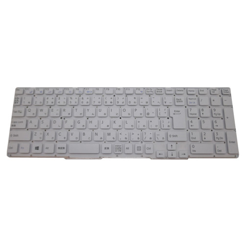 Laptop Keyboard For SONY For VAIO SVE151 SVE17 SVE1711AJ SVE1712AJ SVE1713AJ V133830BJ3JA3A 149167711JP 90.4XW07.10J Japanese JP White Without Frame New