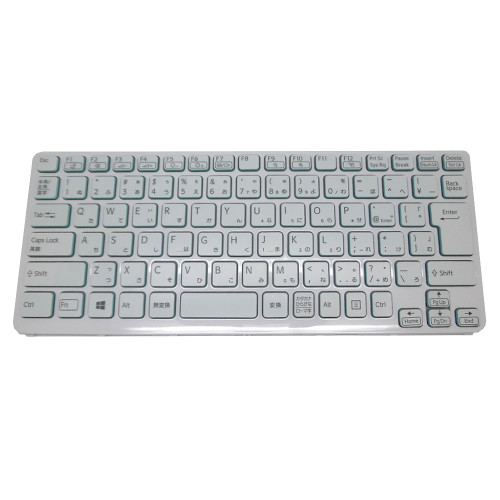 Laptop Keyboard For SONY For VAIO SVE14A SVE14A18FJW SVE14A19FJW SVE14A1AJ SVE14A27CJW SVE14A28CJW SVE14A2AJ SVE14A38CJW SVE14A3AJ 9Z.N6BBF.R0J 149114611JP 55012FY92J1-035-G Japanese JP White With Frame Backlit New