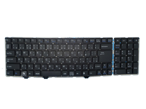 Laptop Keyboard For SONY For VAIO VGN-AW Series 3010BE21-203-G Japanese JP black without frame new
