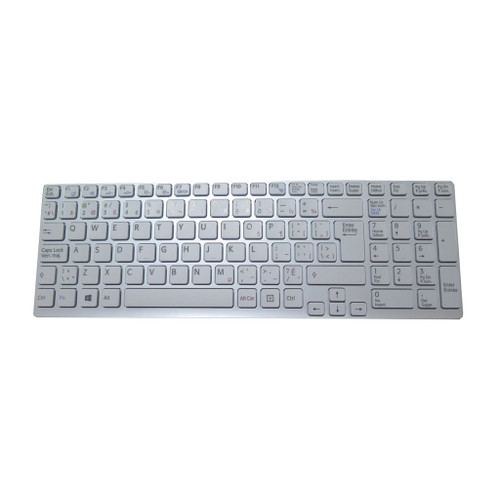 Laptop Keyboard For SONY For VAIO SVE151 SVE17 SVE17115FD SVE17125CD 149168711GB 90.4XW07.10U V133830BK3U3A Canada CA White With Frame New
