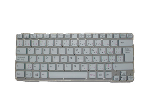 Laptop Keyboard For SONY For VAIO SVE14A SVE14A15FDW SVE14A190S SVE14A25CDW SVE14A290S SVE14A390S 9Z.N6BBF.R2M 149116811CA 55012FYK2G1-035-G Canada CA White New