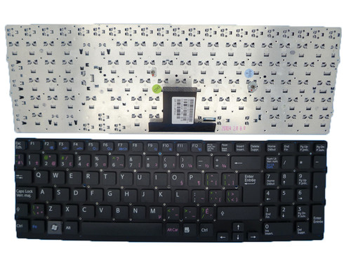 Laptop Keyboard For SONY VAIO VPCEB VPC-EB Series V111678A CA 148793141 550102M40-203-G Canada CA black new