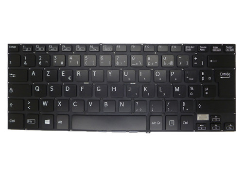 Laptop Keyboard For SONY For VAIO SVF14A SVF14A15ST SVF14A1C5E SVF14A1M2E SVF14A1S9R 9Z.NABBQ.00F 149238351FR AEGD5F010103A 9Z.NABSQ.00F AEGD5F000103A French FR Black Without Backlit New