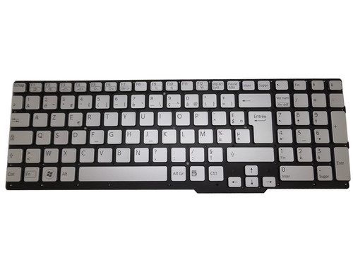 Laptop Keyboard For SONY For VAIO SVS15 Series 9Z.N6CBF.50F 149015941FR 550121FE2G2-035-G French FR Silver Without Backlit New