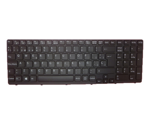 Laptop Keyboard For SONY For VAIO SVE15 Series V133846AK3SP 149089311ES Spanish SP Black With Frame New