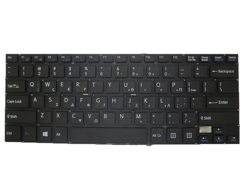 Laptop Keyboard For SONY For VAIO SVF14A SVF14A15ST SVF14A1C5E SVF14A1M2E SVF14A1S9R 9Z.NABSQ.00G 149238331DE AEGD5G000103A Germany GR Black Without Backlit New