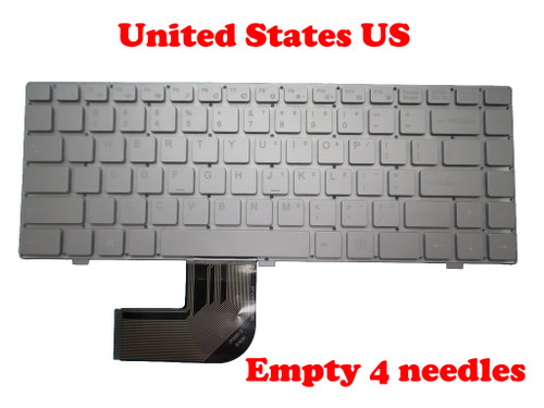 Laptop Keyboard For Jumper For EZbook X4 K621US JM300-2 YJ-485 14 Inch English US Silver