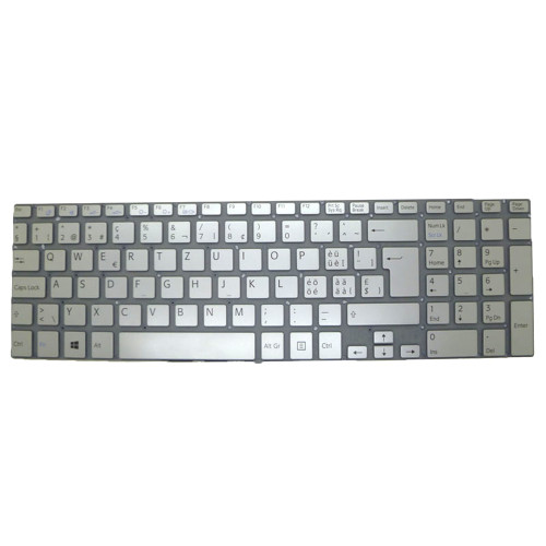 Laptop Keyboard For SONY For VAIO SVF15A V141306CK1SW 149241941CH AEGD6S001203A Swiss SW Silver New
