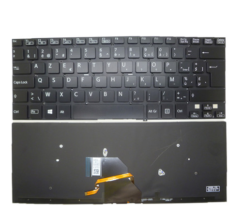 Laptop Keyboard For SONY For VAIO SVF14 Series 9Z.NADBQ.01A 149237211BE AEHK8B001103A Belgium BE Black With Backlit New