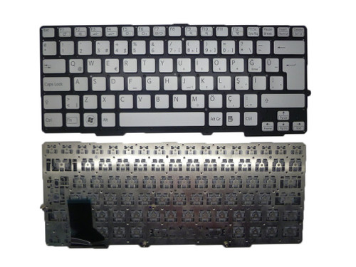 Laptop Keyboard For SONY For VAIO SVS13 SVS131 Series MP-11J56TQJ8861 149015031TR 550121EN2G2-515-G Turkish TR Silver New