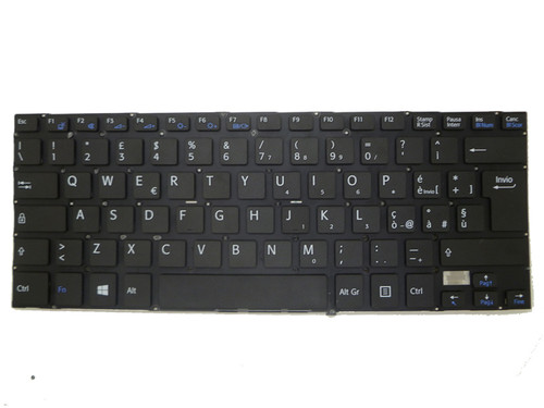 Laptop Keyboard For SONY For VAIO SVF14A SVF14A15ST SVF14A1C5E SVF14A1M2E SVF14A1S9R 9Z.NABBQ.00E 149238361IT AEGD5I010103A 9Z.NABSQ.00E 149237761IT AEGD5I000103A Italy IT Black Without Backlit New