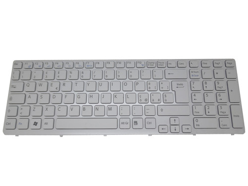 Laptop Keyboard For SONY For VAIO SVE15 Series V133946BK1IT 149030951IT Italy IT White With Backlit Frame New