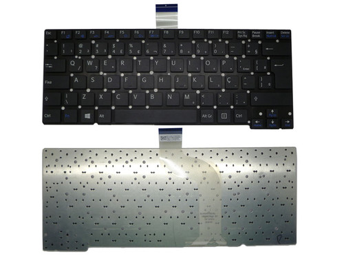 Laptop Keyboard For SONY For VAIO SVT14 SVT14115CBS SVT14117CBS HMB8809NWD351A 149111822BR Brazilian BR Black Without Frame Used