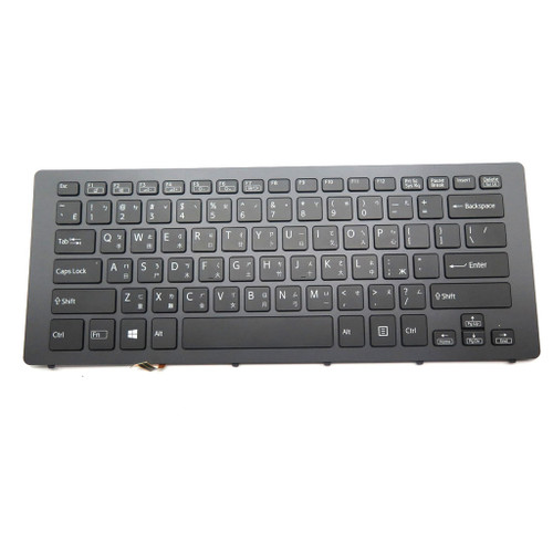 Laptop Keyboard For SONY For VAIO SVF15N SVF15N13CW SVF15N18PW Traditional Chinese TW Black With Backlit Gray Frame New