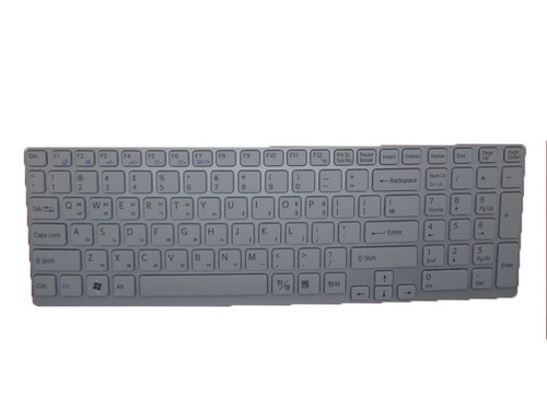 Laptop Keyboard For SONY For VAIO SVE151 SVE17 SVE17135CK V133830BS1KR3A 149028831KR 90.4MR07.10K Korea KR White With Frame New